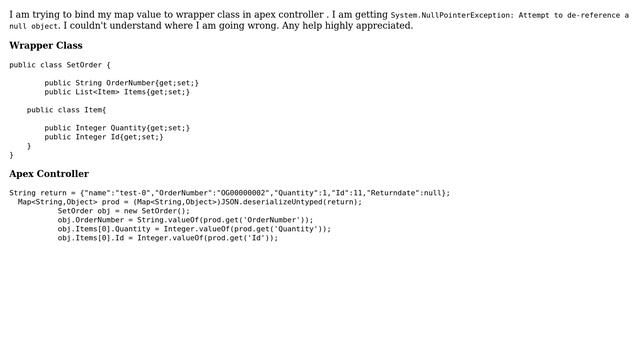 Salesforce: How to resolve Attempt to de-reference a null object in Apex Controller? смотреть онлайн