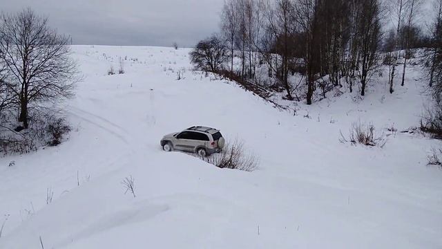 Toyota RAV4 2 поколения по бездорожью