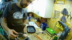 Переборка заднего амортизатора. Часть вторая сборка и прокачка.Китайский эндуро REGULMOTO ZR.