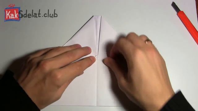 Как сделать самолетик из бумаги своими руками - видео инструкция (модель №1) смотреть онлайн