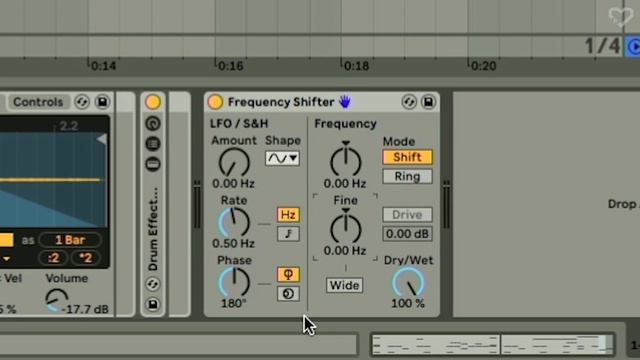 Эффект Frequency Shifter в Ableton Live смотреть онлайн