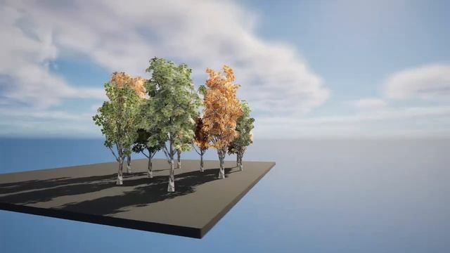 Low Poly Grey Poplar Trees 3d animation смотреть онлайн