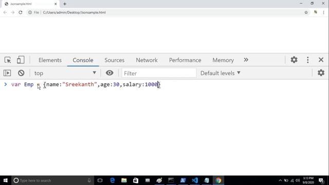 JSON object in Javascript смотреть онлайн