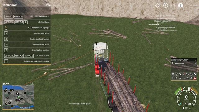 Автозагрузка бревен | FS 19 ГАЙД | Farming Simulator 19 | смотреть онлайн
