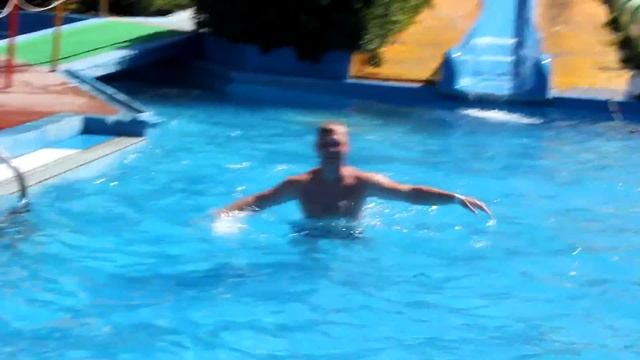 Греция, Крит, Херсониссос, аквапарк Акваплюс, горка Камикадзе. Water Park ACQUA PLUS Crete Kamikaze смотреть онлайн