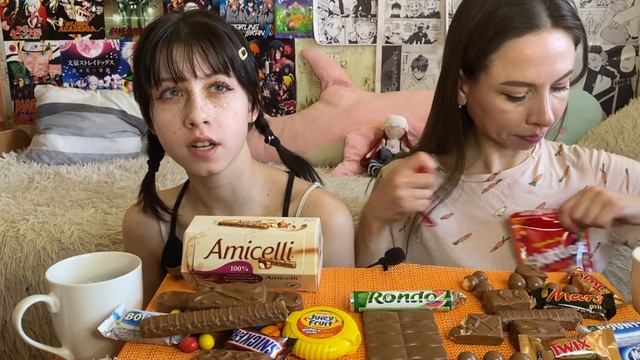 ?СЛАДКИЙ МУКБАНГ/ MARS/ ШОКОЛАД/ КОНФЕТЫ/ SNICKERS/DOVE/ TWIX/ BOUNTY/ M&M’s/MALTESERS/ MUKBANG