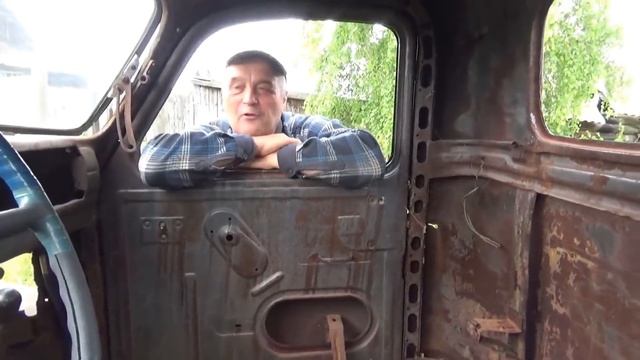 Дед и его самодельная машина. Воспоминания о колхозе. Газ-51. смотреть онлайн