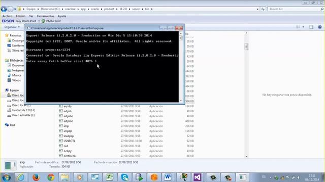 Exportar desde Oracle 11g, base de datos смотреть онлайн