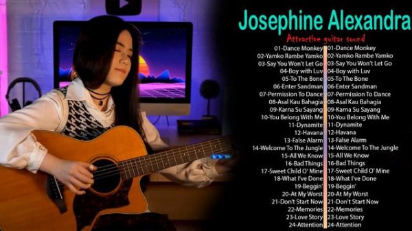 Josephine Alexandra Guitar Solo Wonderful Time | Top 24 Great GuiTar Songs by Josephine Alexandra