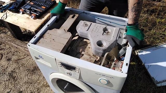 Разбираю Атлант смотрим на косяки машинки ... смотреть онлайн