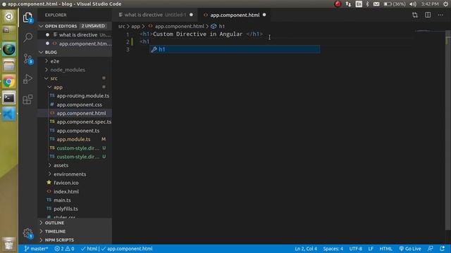 Angular 10 tutorial #26 custom directive смотреть онлайн