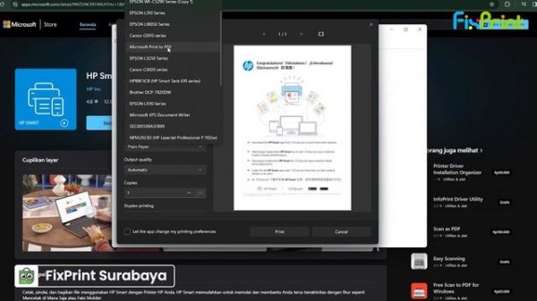 HP COLOR LASER MFP 179FNW | TUTORIAL INSTALL DRIVER PRINTER