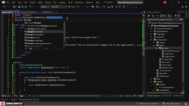 Blazor Authentication Tutorial - How to Authorize in Blazor [Blazor Tutorial] смотреть онлайн