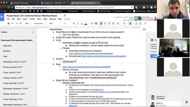 Kubernetes SIG Storage - CSI Implementation Workgroup 20180110 смотреть онлайн