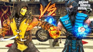 ГТА 5 МОДЫ СКОРПИОН VS САБЗИРО МОРТАЛ КОМБАТ GTA 5! ОБЗОР МОДА В GTA 5 ИГРЫ ГТА МИР ВИДЕО GTA 5 МОДЫ