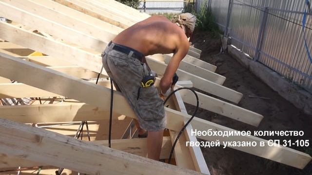 Деревянное перекрытие и крыша. Правильное устройство узлов. смотреть онлайн