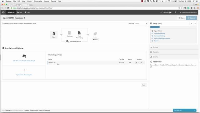 Setting Up A Job on Rescale смотреть онлайн