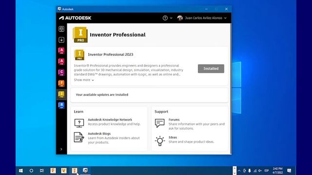 ¿Cómo actualizar de Inventor 2022 a 2023? смотреть онлайн