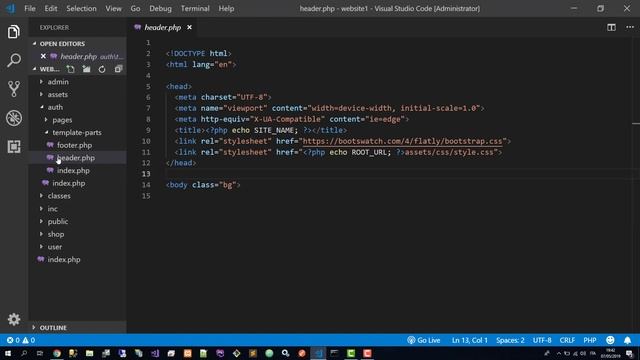 Crea un E-Commerce con PHP e MySql da zero - Parte 2 - Struttura File смотреть онлайн