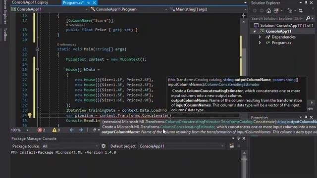 Machine Learning in Visual Studio 2019 | ML.Net Getting Started смотреть онлайн