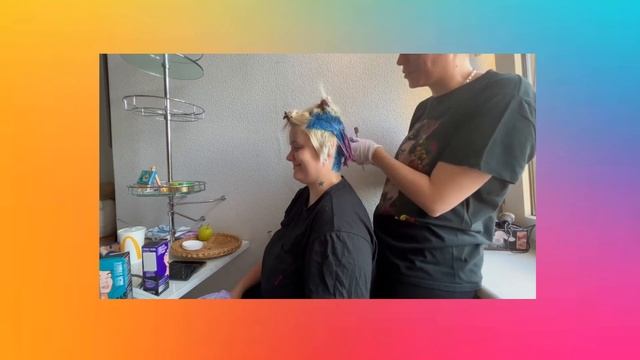 Эксперимент с Подругой | Градиентное окрашивание | Япония | Тик Ток | Яркие волосы дома | смотреть онлайн