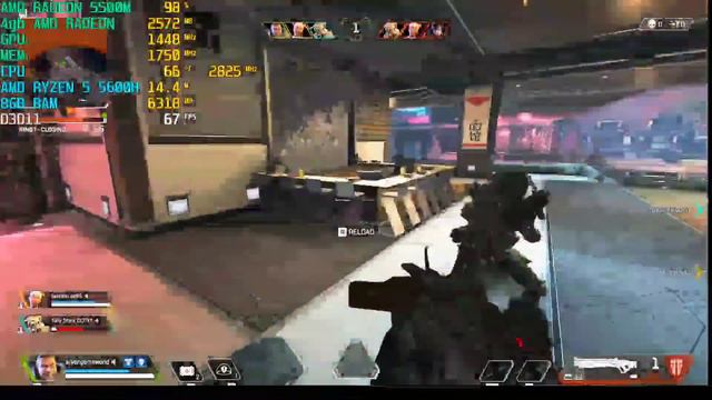 Apex legends Fps Gaming Test | MSI BRAVO 15 RYZEN 5 5500h смотреть онлайн