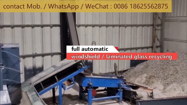 Полностью автоматический завод по переработке автомобильных стекол / лобового стекла смотреть онлайн