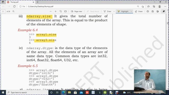Array in Numpy Practical смотреть онлайн