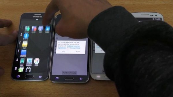 Android 6.0.1 Samsung Galaxy S6 vs S5 vs S4 vs S3 - Geekbench 3 Benchmark Test (4K)