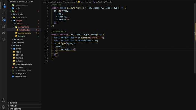 #1 - Integrate Chart JS and create LineChart - Node - GrapesJS - NoCode смотреть онлайн