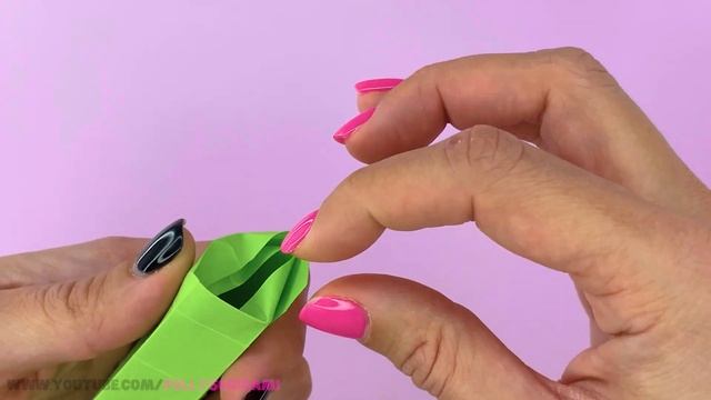 How to make origami button easy. Folding paper button toy, easy paper button tutorial. смотреть онлайн