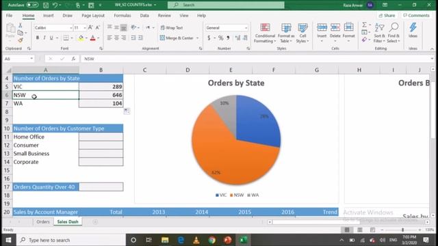 MS Excel Lesson 23 | How to use advanced countifs function in excel | COUNTIFS | Raza Academy смотреть онлайн