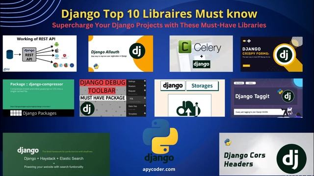Django Top 10 Libraries You Must Know | Supercharge Your Web Development! смотреть онлайн