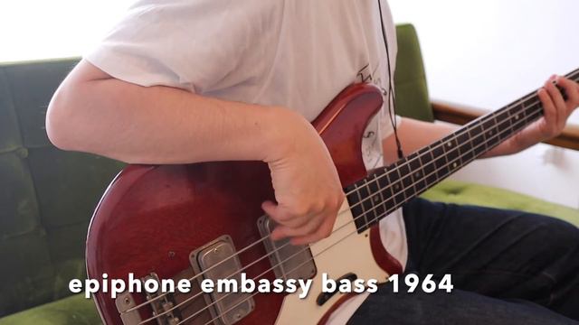 Comparison of Fender basses etc.　ベース指弾きピック弾き比較 смотреть онлайн