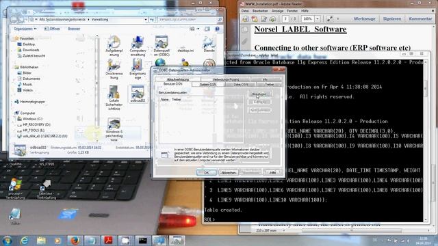 NORSEL Labeling Software - Data Connection with Oracle Data Base смотреть онлайн
