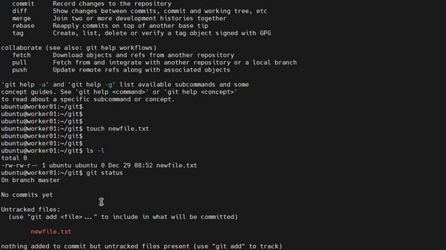 Git installation in Ubuntu and some basic commands for git смотреть онлайн