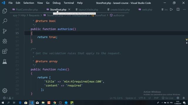 20 - Laravel 6 | Request Rules | Mohamed IDBRAHIM смотреть онлайн
