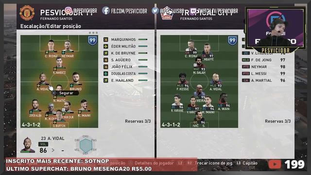 SELO CAMPEÃO! CONSEGUI 1000 PONTOS NO PES 2020 MYCLUB COM TIME 5 ESTRELAS, SEM DESTAQUES E LEGENDS смотреть онлайн