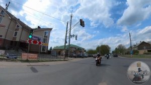 Мото клип под гитарную песню Открытие мотосезона 2023.г.Бор.Прохождение мотоколонны.