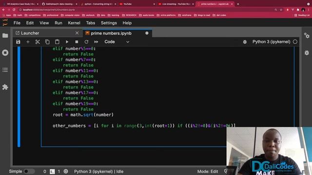 searching for prime numbers between two numbers in python| A fast algorithm смотреть онлайн