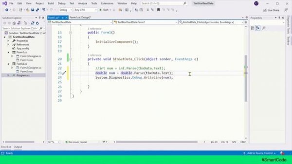 Parse() method in C# | C Sharp Windows Form Application