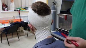 Десмургия  повязка на шею и повязка Портупея