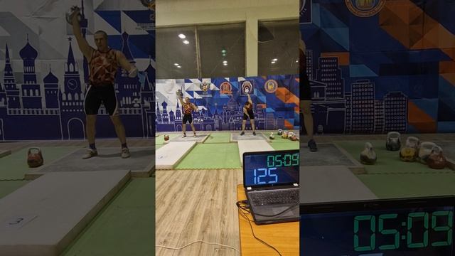 Рывок гири 24 кг - 263. Кирюхин Роман, Гуров Владимир. Открытый Кубок г.Москва 2022 смотреть онлайн