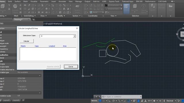 AutoCAD VBA - Calcular longitud y area con VBA смотреть онлайн