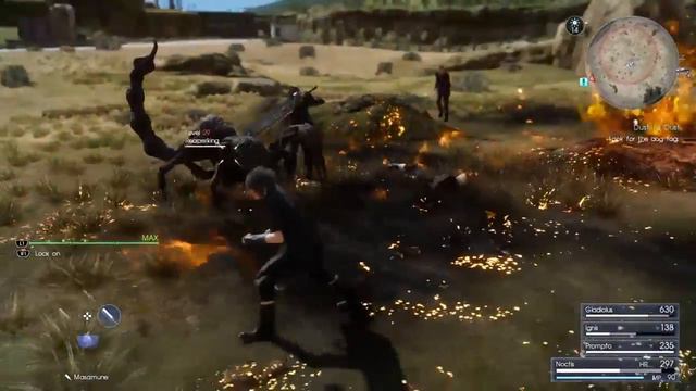 FINAL FANTASY XV - A lvl 6 Boy Band VS lvl 29 Scorpion смотреть онлайн