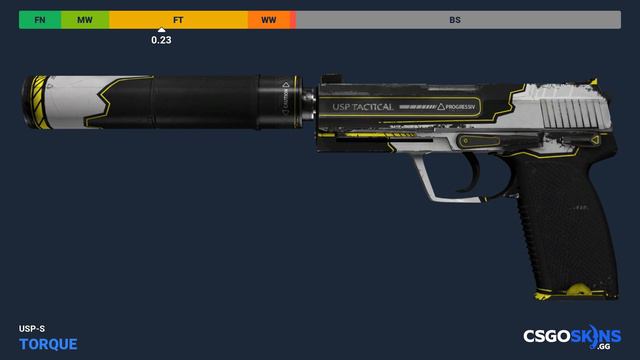 USP-S Torque - Skin Float And Wear Preview смотреть онлайн