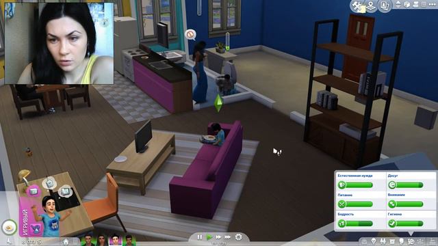 The sims 4 Белая мадам. Серия 7. Летсплей с Юлией Фокс. смотреть онлайн