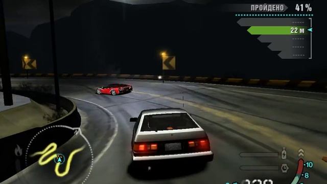 NFS Carbon Toyota Corolla GT-S vs lamborghini murcielago смотреть онлайн