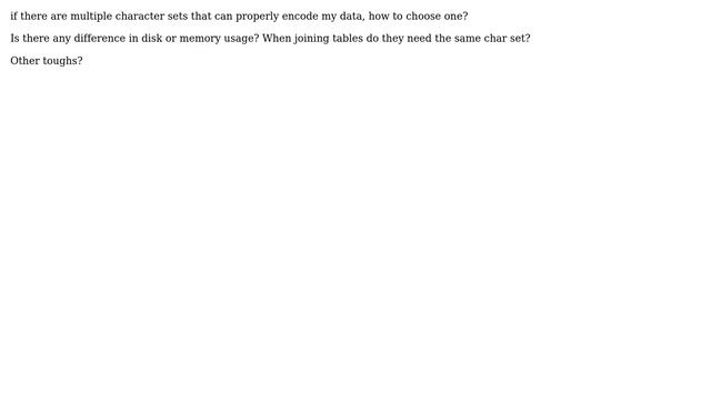 Databases: howto choose the right character set in MariaDB смотреть онлайн