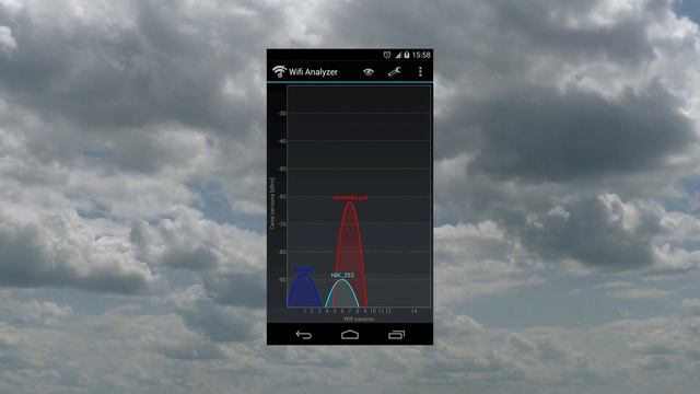 Ищем свободные каналы Wi Fi с помощью Wifi Analyzer смотреть онлайн